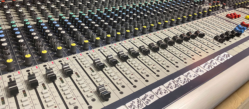 Soundcraft GB4 32 channel analog recording console